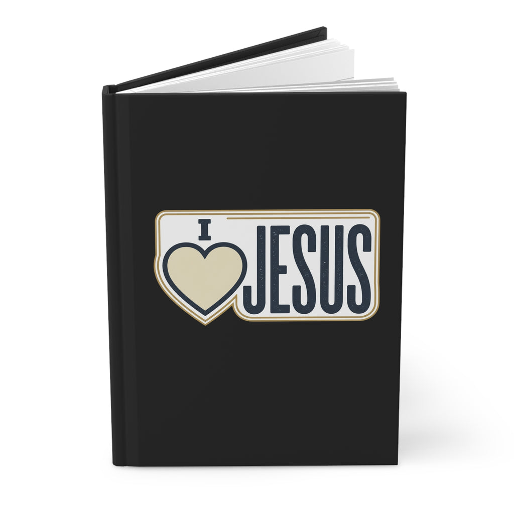 Journal — I  Jesus / Trust in the Lord (Proverbs 3:5) Hardcover Faith Notebook