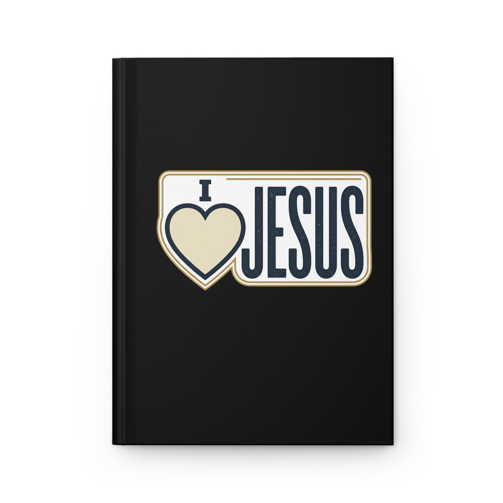 Journal — I  Jesus / Trust in the Lord (Proverbs 3:5) Hardcover Faith Notebook