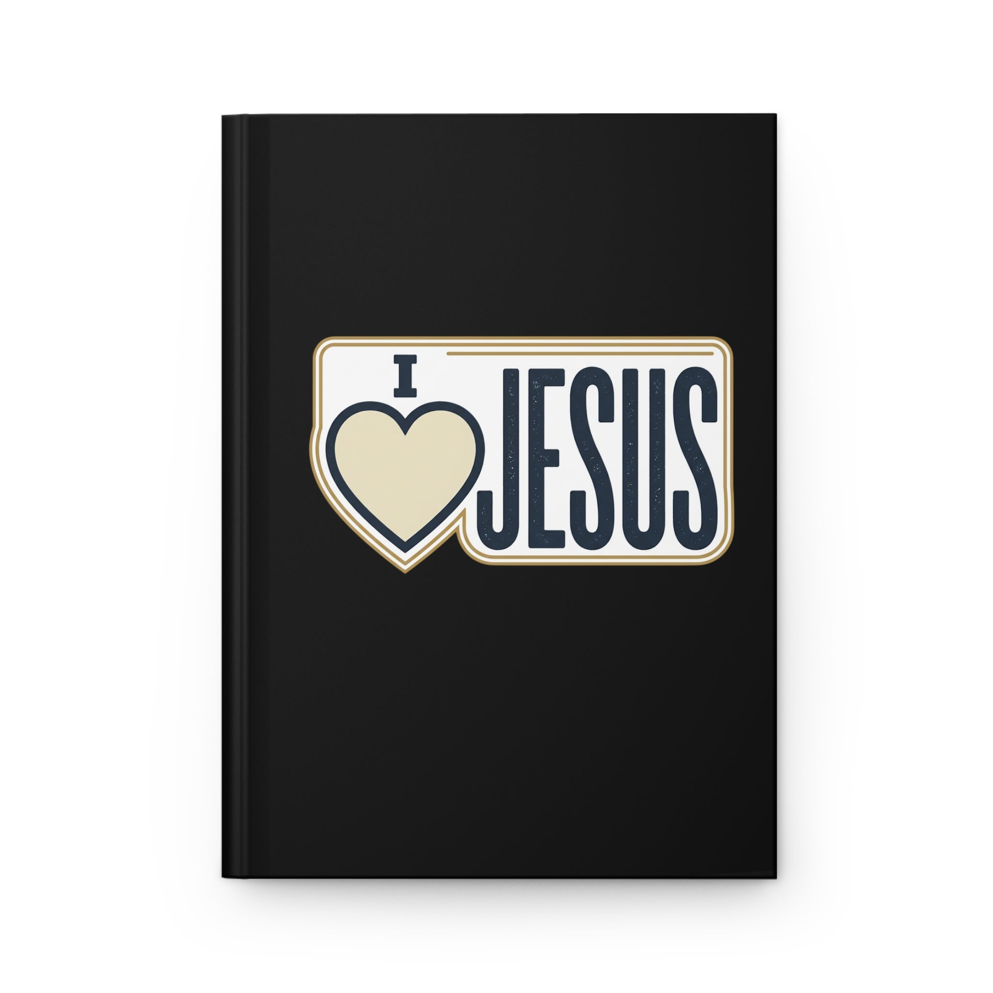 Journal — I  Jesus / Trust in the Lord (Proverbs 3:5) Hardcover Faith Notebook